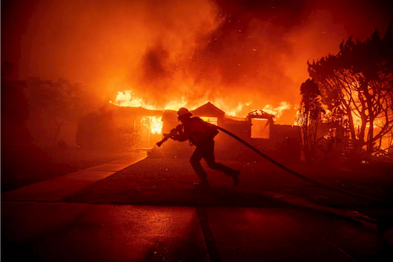 Wildfires Rage in Southern California Fueled by High Winds