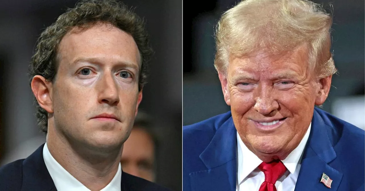 Die Achterbahnfahrt der Beziehung zwischen Trump und Zuckerberg