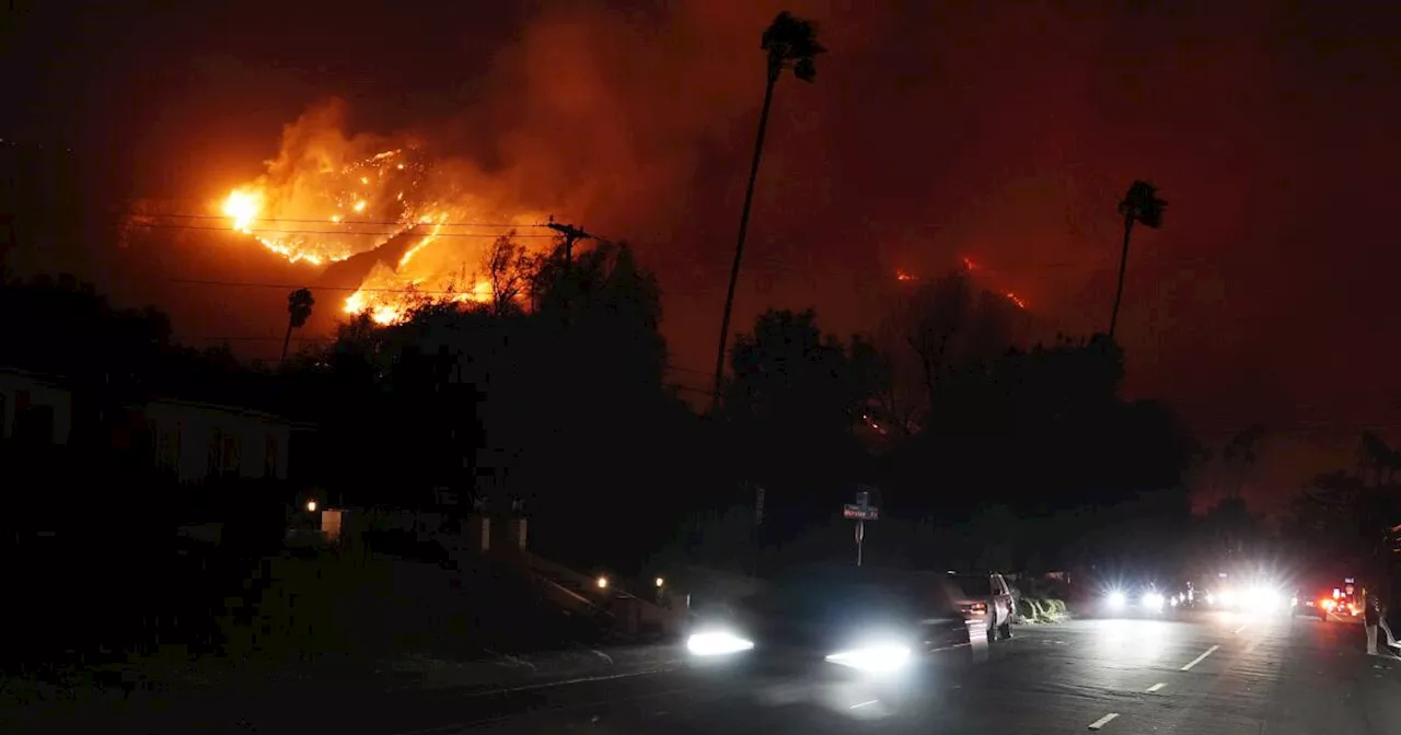 Eaton Fire Forces Evacuations in Altadena and Pasadena