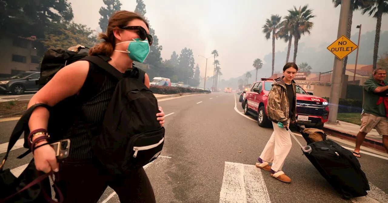 Wildfires Prompt Evacuations in Los Angeles County