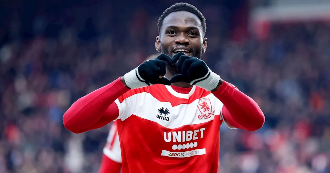 Leeds United Target Middlesbrough Striker Emmanuel Latte Lath