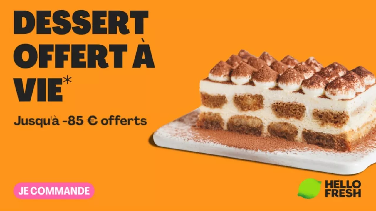 HelloFresh : Simplifiez vos repas avec 85 euros d'économies et un dessert offert