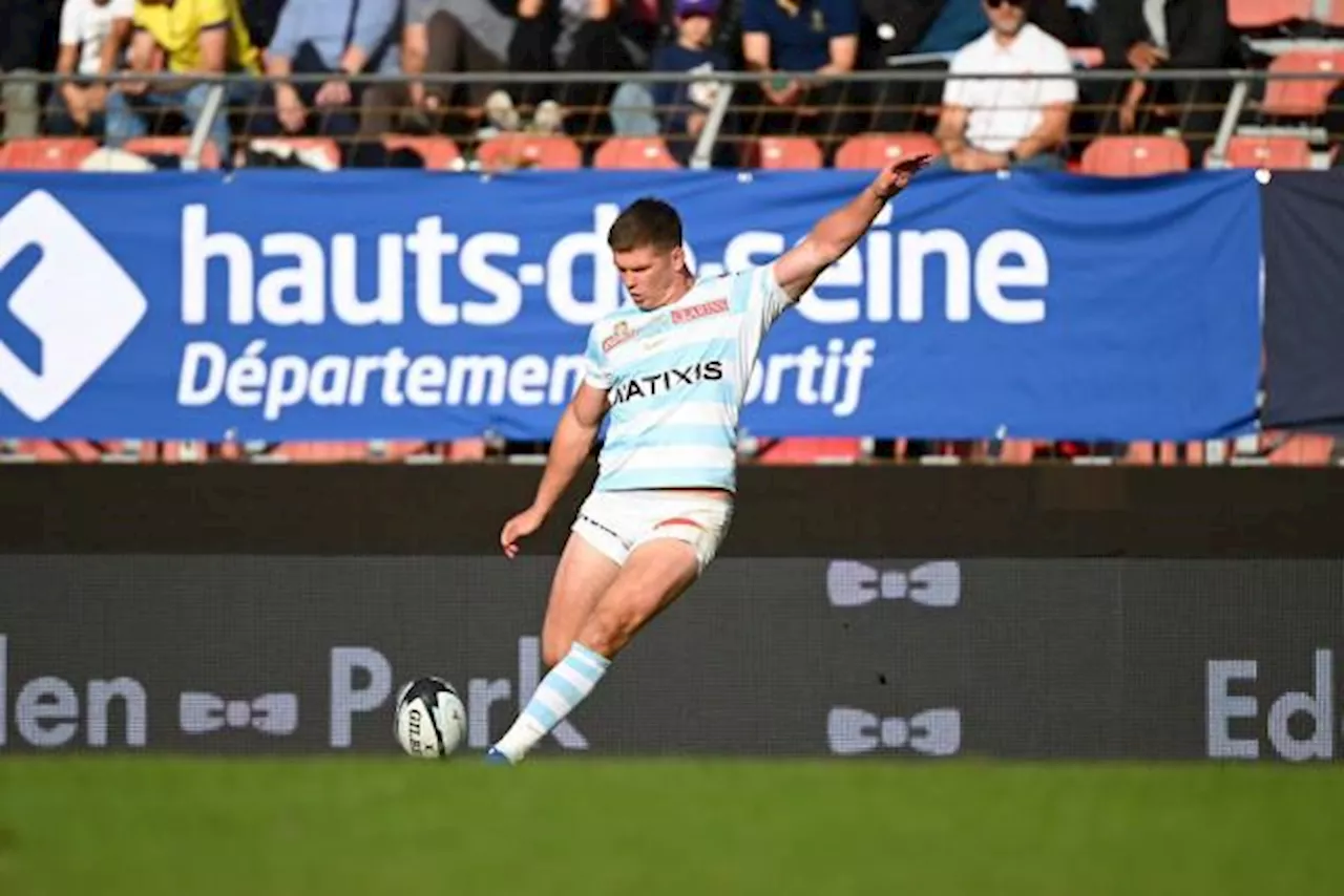 Owen Farrell (Racing 92) a repris l'entraînement