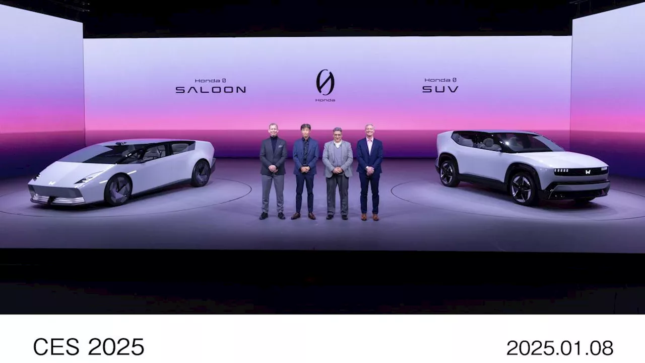 Honda Tunjukkan O Saloon dan O Prototype di CES 2025