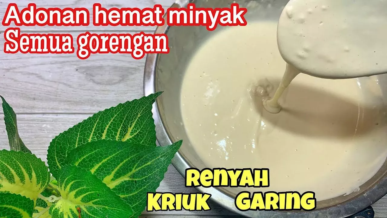 Rahasia Margarin untuk Gorengan Renyah dan Tidak Berminyak