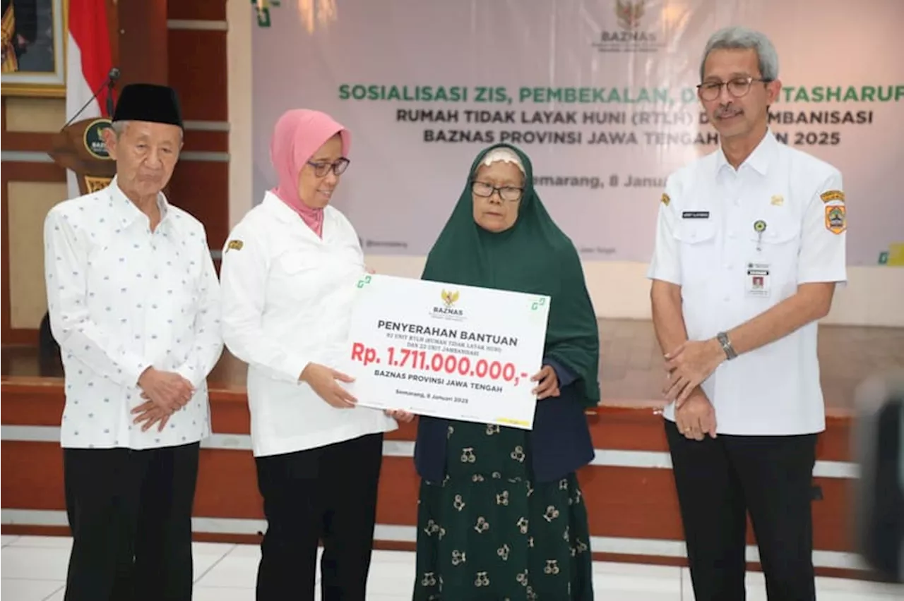 Baznas Mentasharufkan Rp1,71 M untuk Perbaikan 92 Rumah Layak Huni