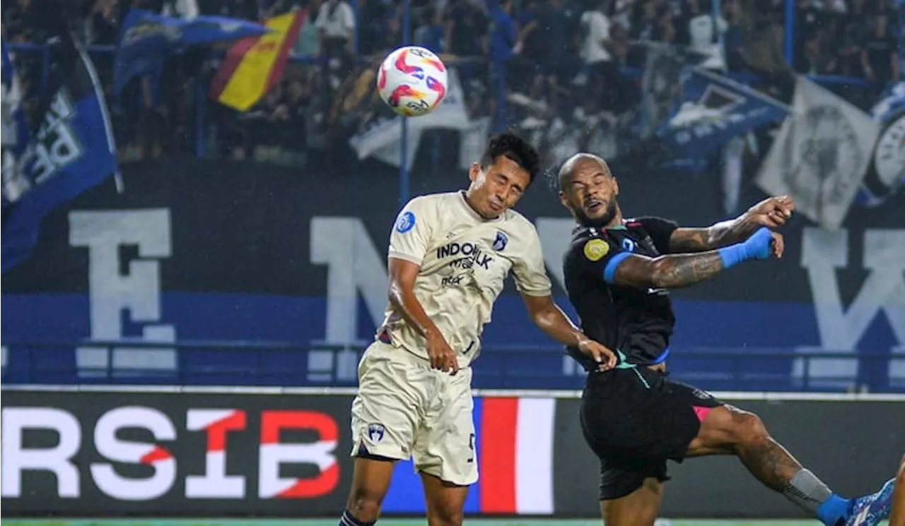 Persib Bandung Puncaki Klasemen Liga 1 Usai Imbang dengan Bali United