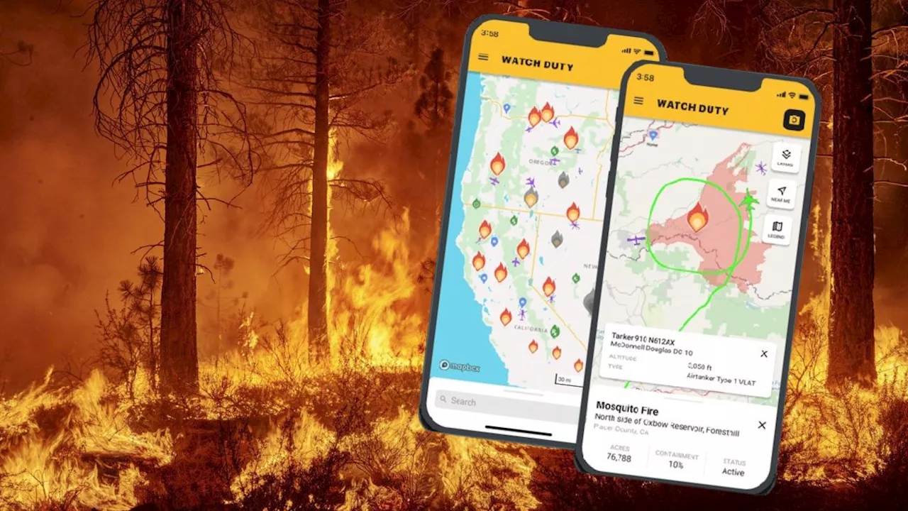 Watch Duty: La aplicación que te permite seguir en tiempo real los incendios forestales