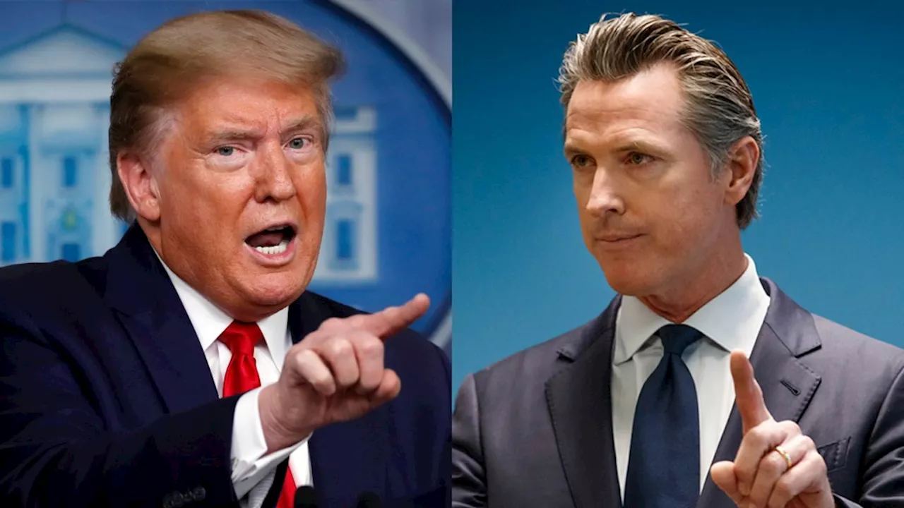 Trump blames Newsom for Southern California wildfires, governor’s office pushes back on facts