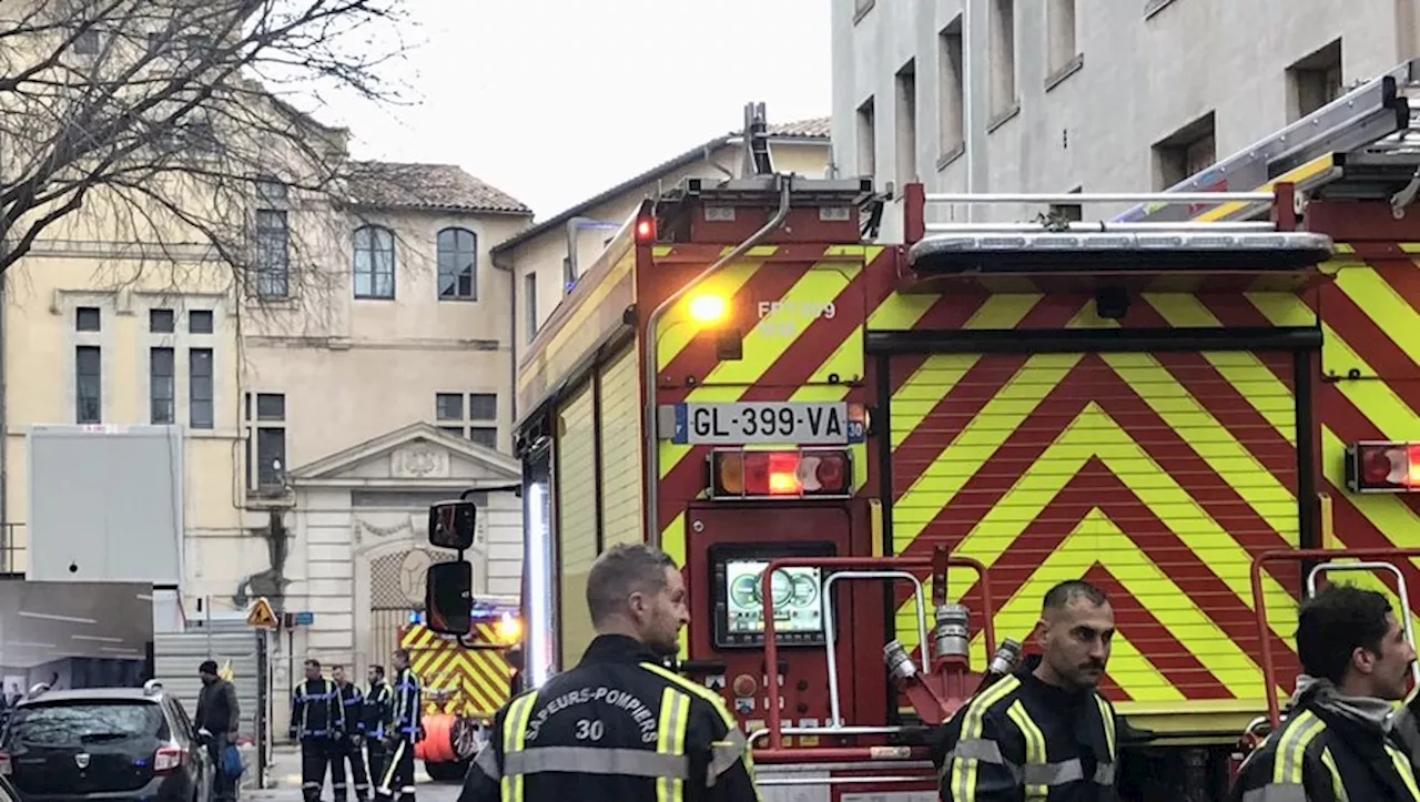 Incendie dans un immeuble à Nîmes : un homme de 60 ans grièvement brûlé