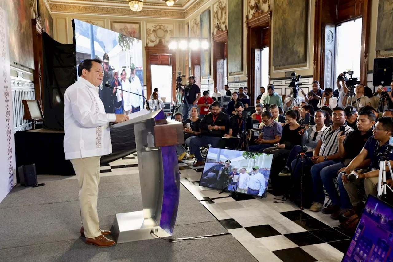 Gobernador de Yucatán presenta informe de primeros 100 días