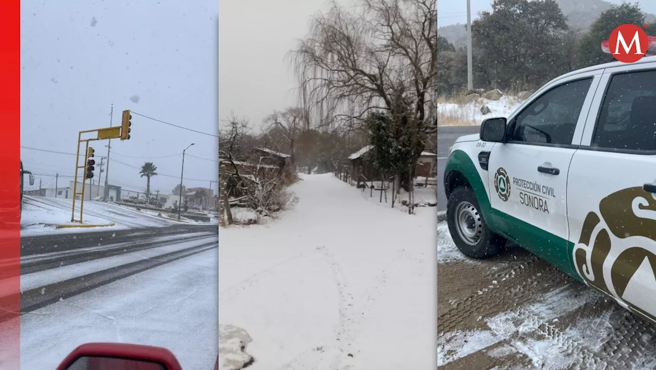 Segunda Tormenta Invernal Deja Nevadas en Sonora