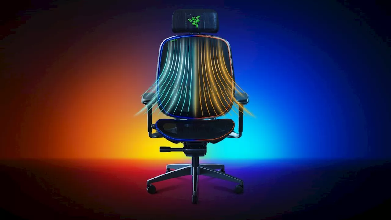 Razer presenta el Proyecto Arielle: Una silla de juego innovadora con malla, calefacción y refrigeración integradas