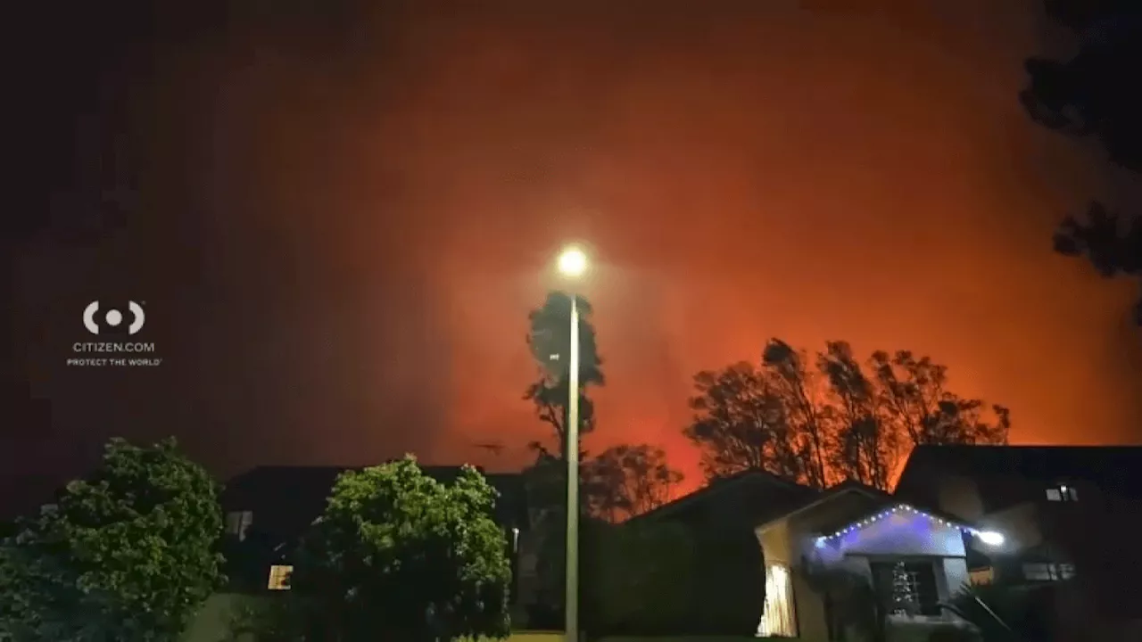 Brush Fires Rage Across Southern California, Triggering Evacuations