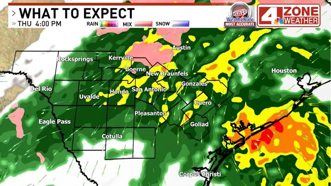 San Antonio to Experience Soaking Rain Amid Texas Storm