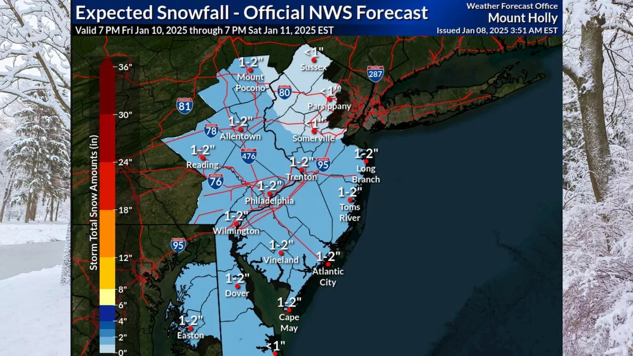 More Snow Expected in New Jersey This Weekend