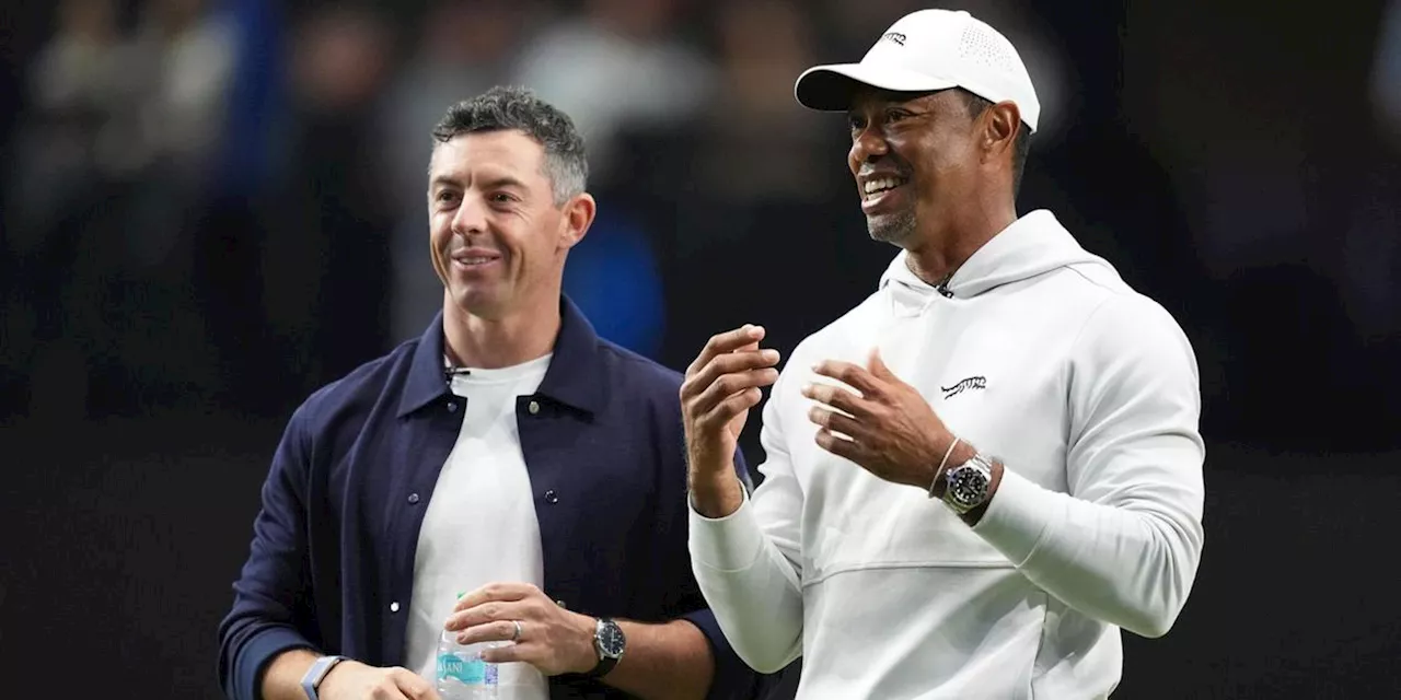 Tiger Woods und Rory McIlroy starten revolutionäre TGL - Hallen-Golf mit Stars und Show