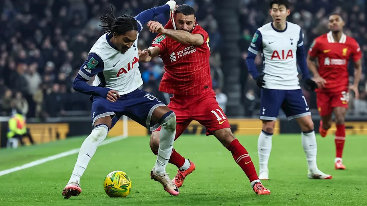 Slots Liverpool lijdt in League Cup zeldzame nederlaag bij Tottenham