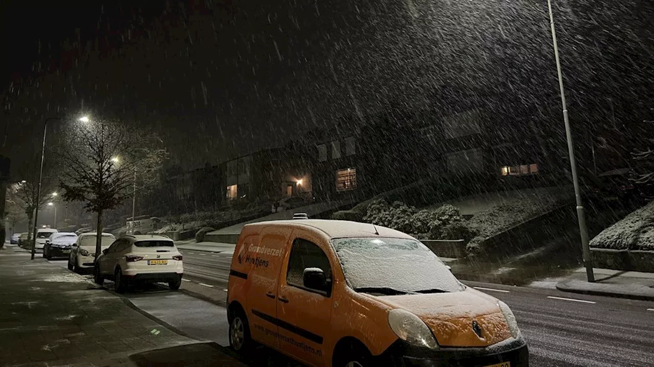 Sneeuw in het zuidoosten van Nederland