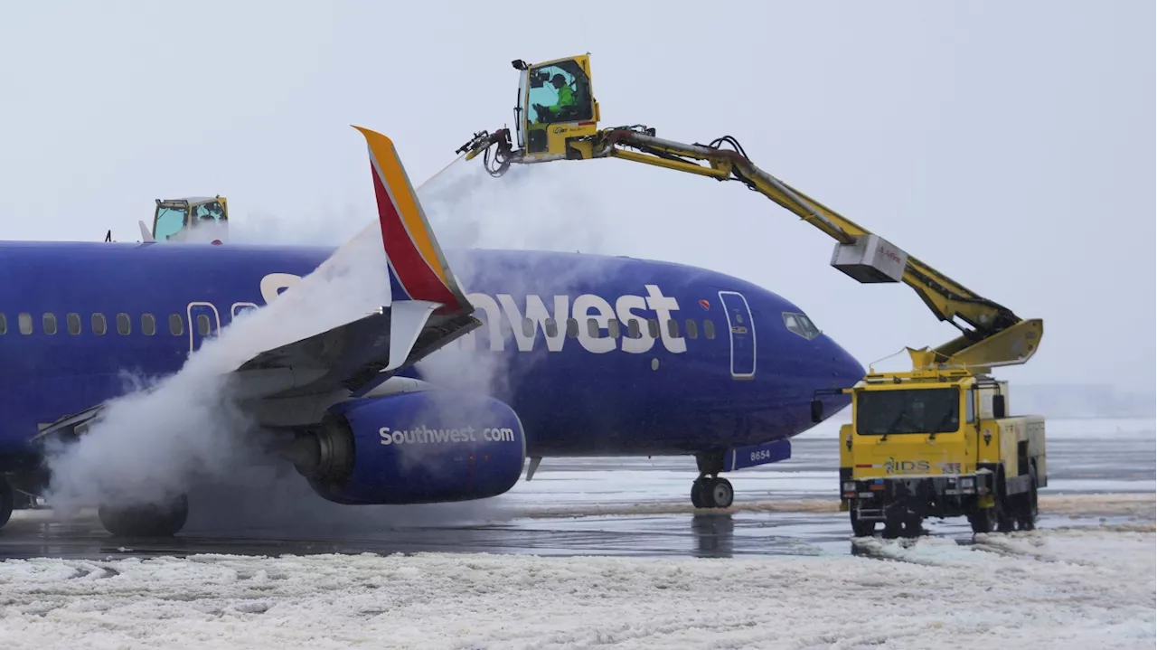 De-icing Disruptions: Winter Storms Ground Flights