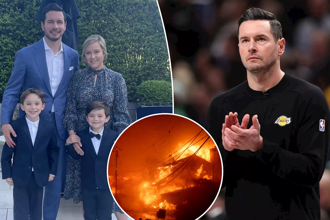 Lakers Coach Redick's Family Evacuated Amid California Wildfire