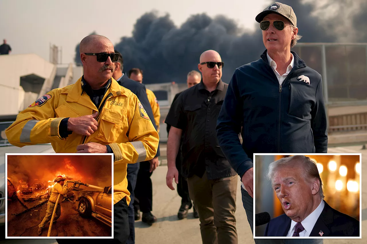 Trump Blames Newsom for California Wildfires