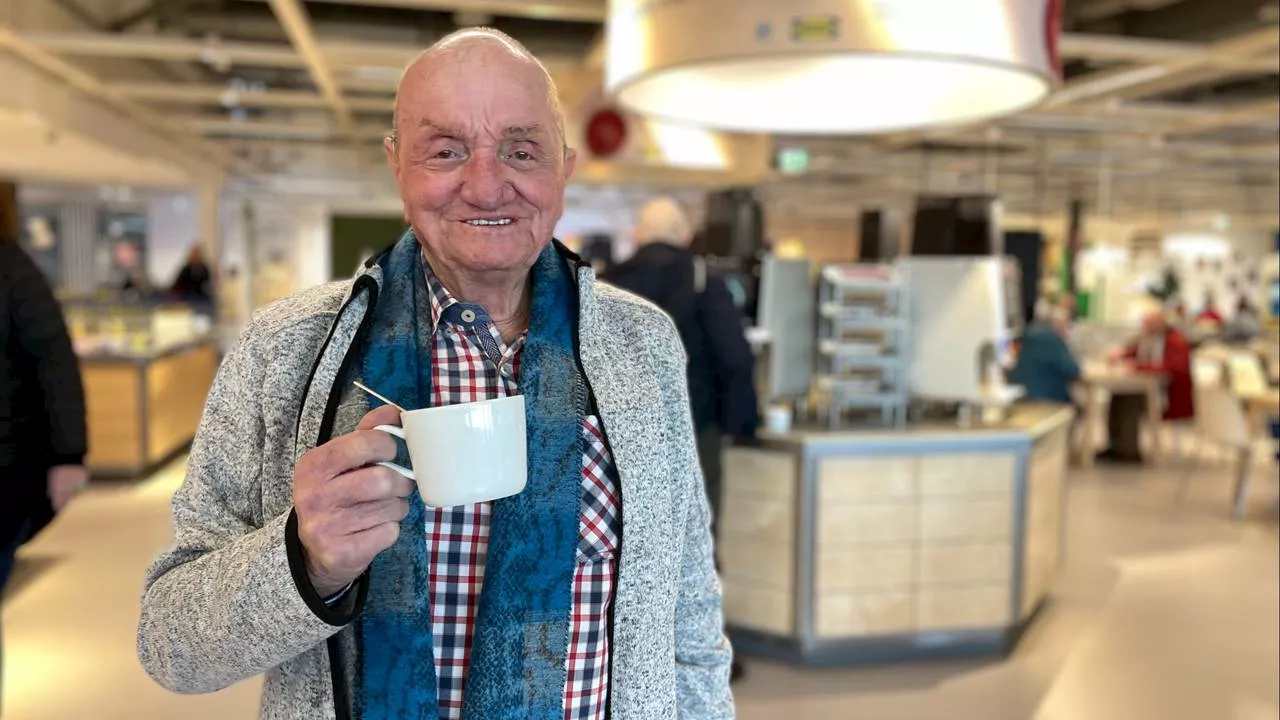 Elke dag twee keer naar IKEA voor koffie: Wim doet het al 17 jaar