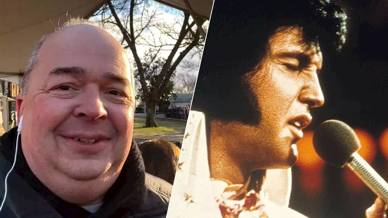 Elvis Presley 90 jaar: mega-fan Michel viert het op Graceland