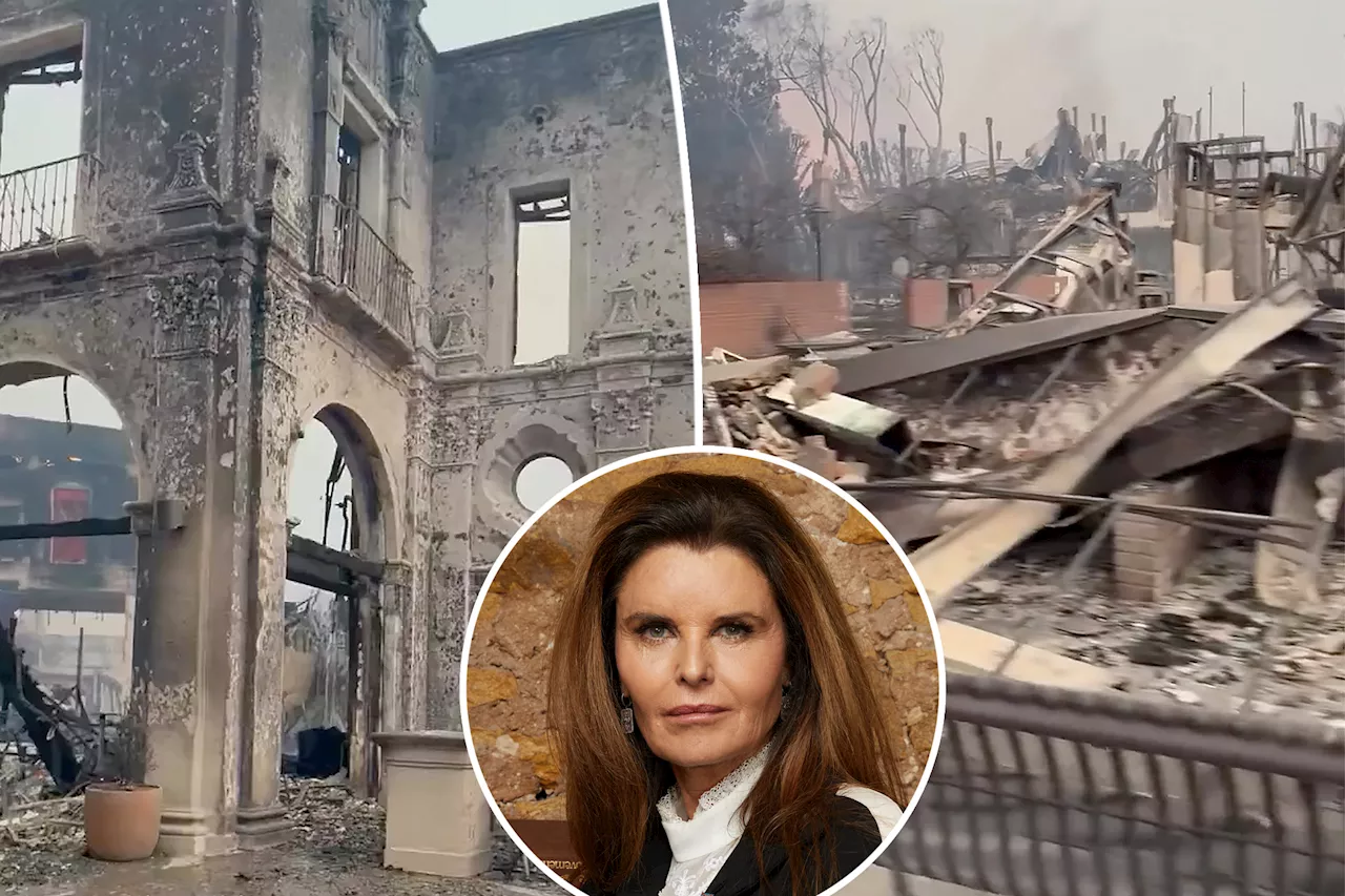 Maria Shriver shows 'heartbreaking' devastation from Palisades Fire in her neighborhood: 'Everything is gone'