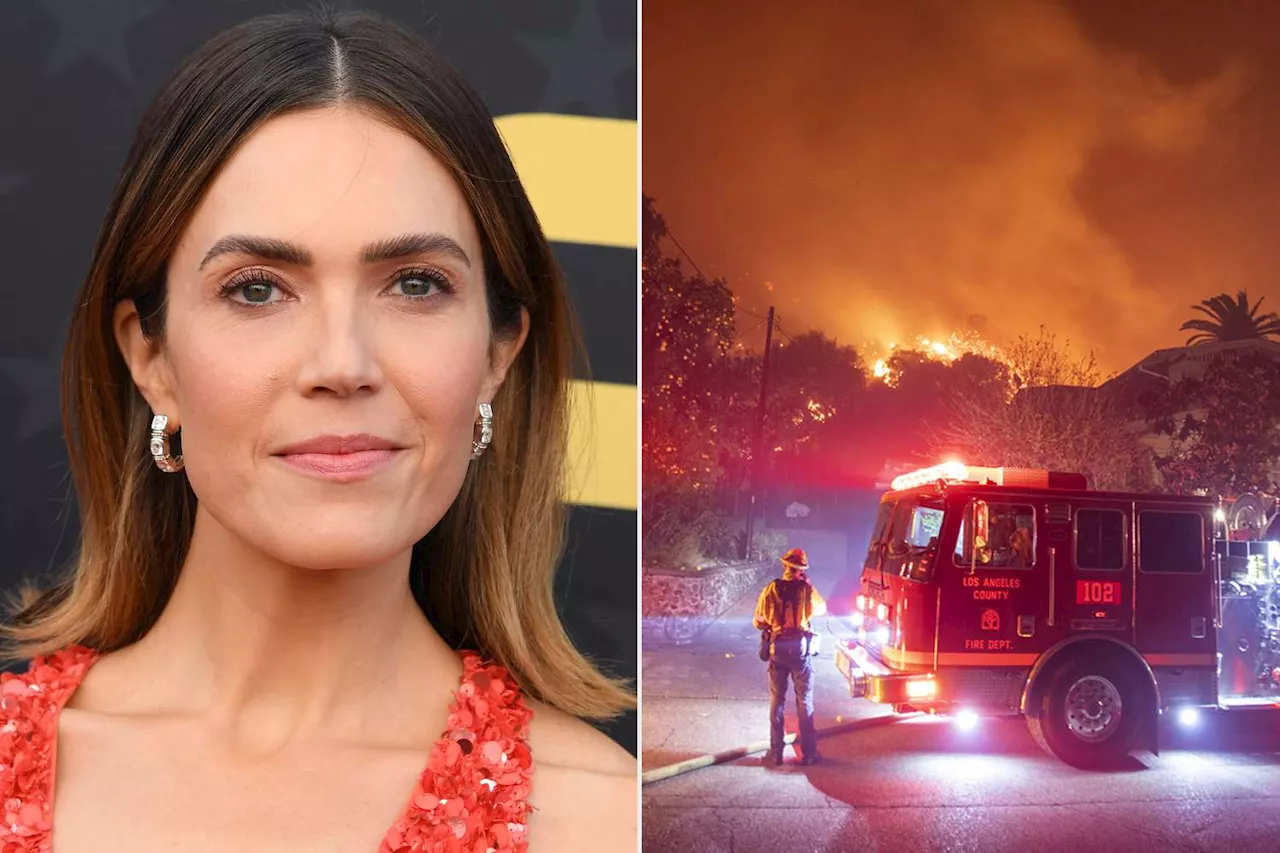 Mandy Moore's Family Evacuated Amid L.A. Wildfires