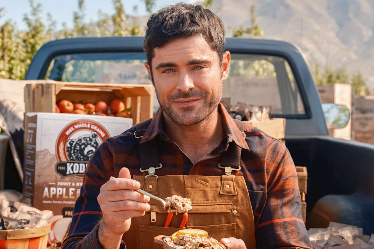 Zac Efron Teams Up With Kodiak for Limited-Edition Apple Brown Sugar Pecan Oatmeal