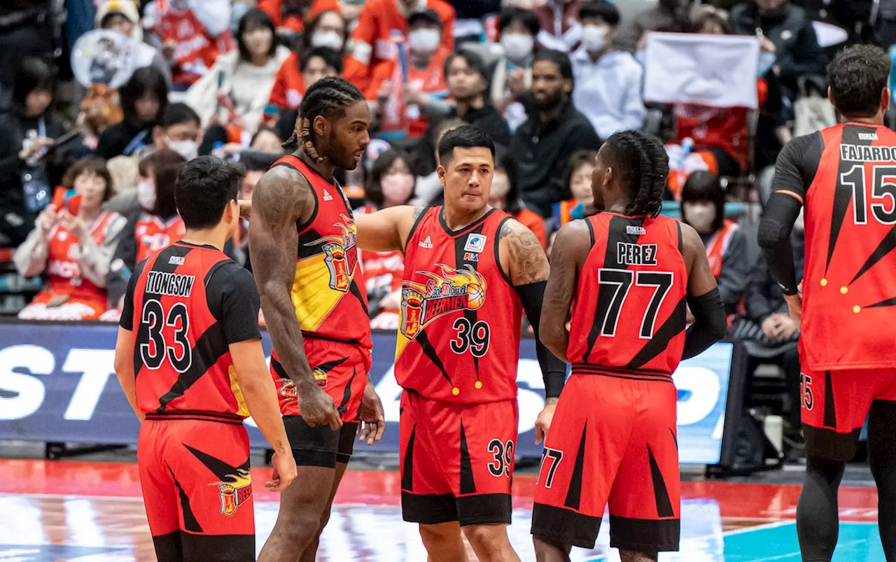 San Miguel Suffers 31-Point Defeat Against Hiroshima Dragonflies