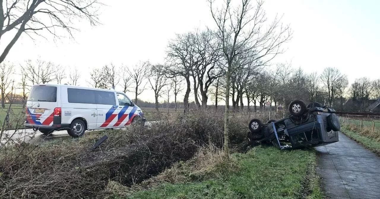 Gladheid in Drenthe: ongelukken op de weg en mensen met botbreuken in ziekenhuis