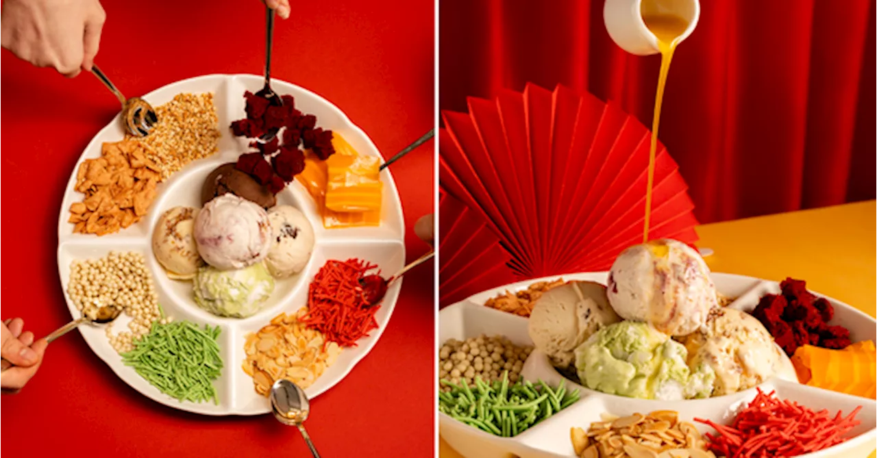 Inside Scoop Launches Malaysia's First Ice Cream Yee Sang for Chinese New Year