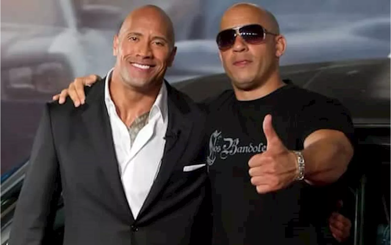 Vin Diesel e Dwayne Johnson si incontrano ai Golden Globe