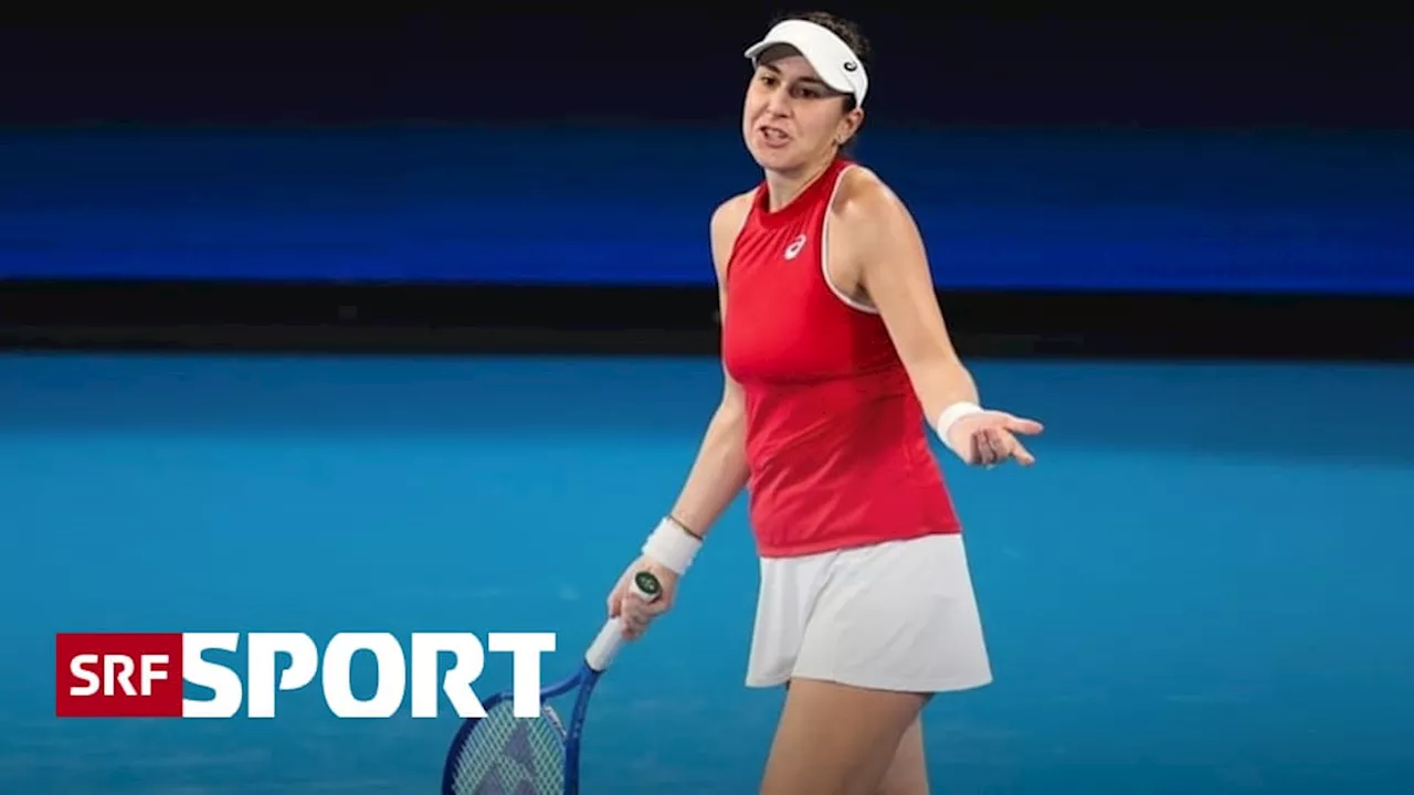 Belinda Bencic verliert zum fünften Mal in Folge gegen Samsonowa