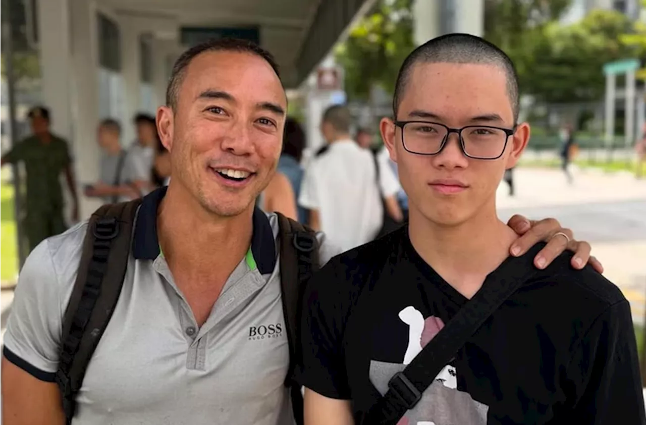 Allan Wu's Son Begins National Service