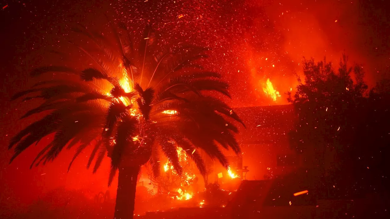 Brände: Starker Wind in Los Angeles verhindert Löschen aus der Luft