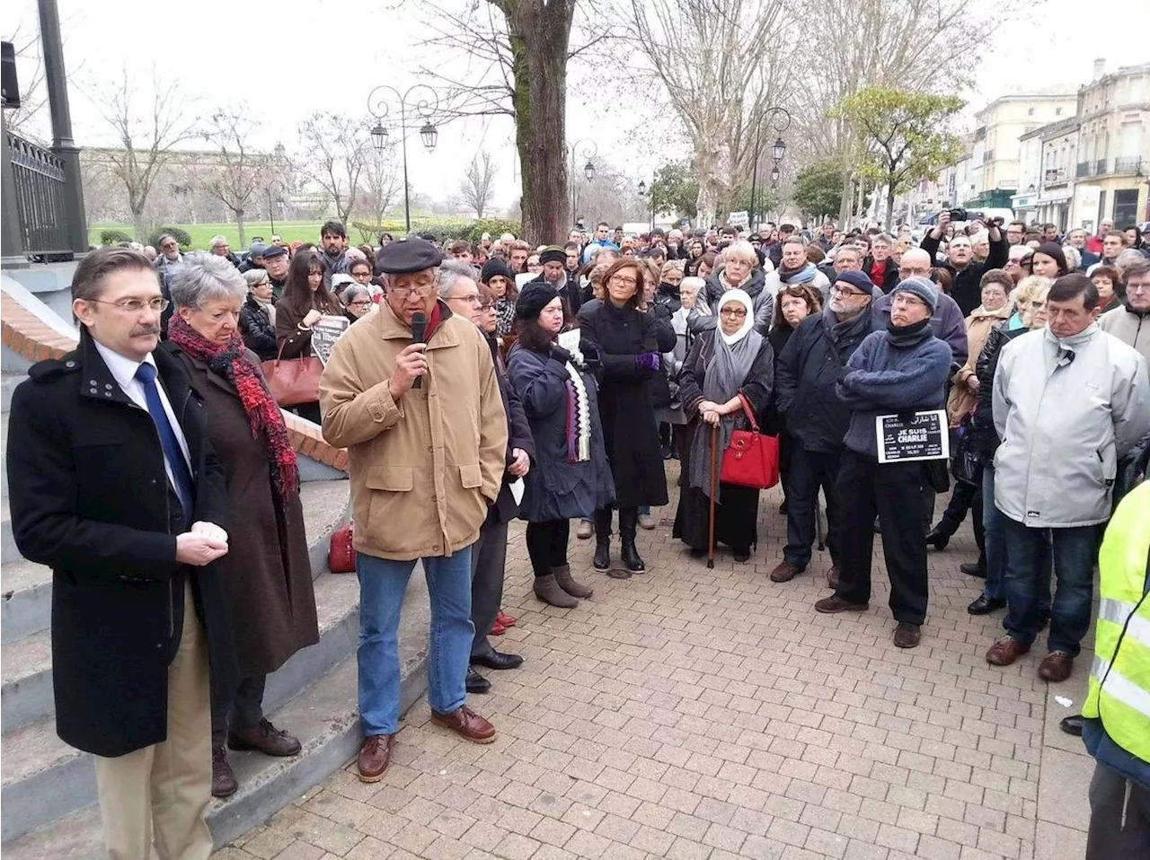 Haute Gironde : il y a dix ans, le recueillement après l’attentat de « Charlie Hebdo »