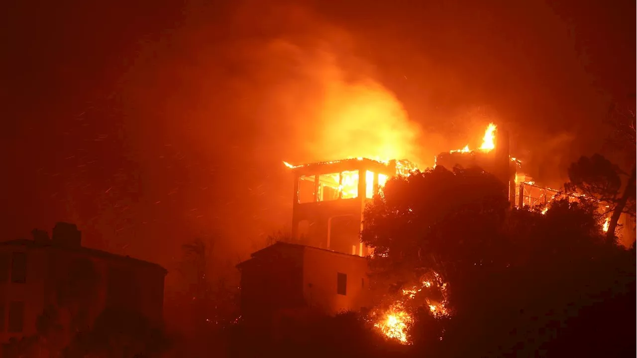 Feuerinferno bei Los Angeles: Tausende fliehen in Panik vor den Flammen