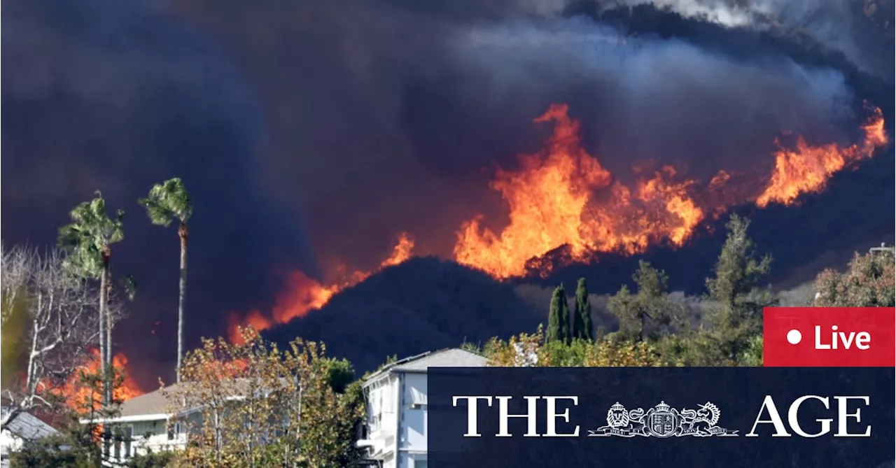 California fires live updates: Tens of thousands of LA residents flee homes as Pacific Palisades blaze spreads to Pasadena