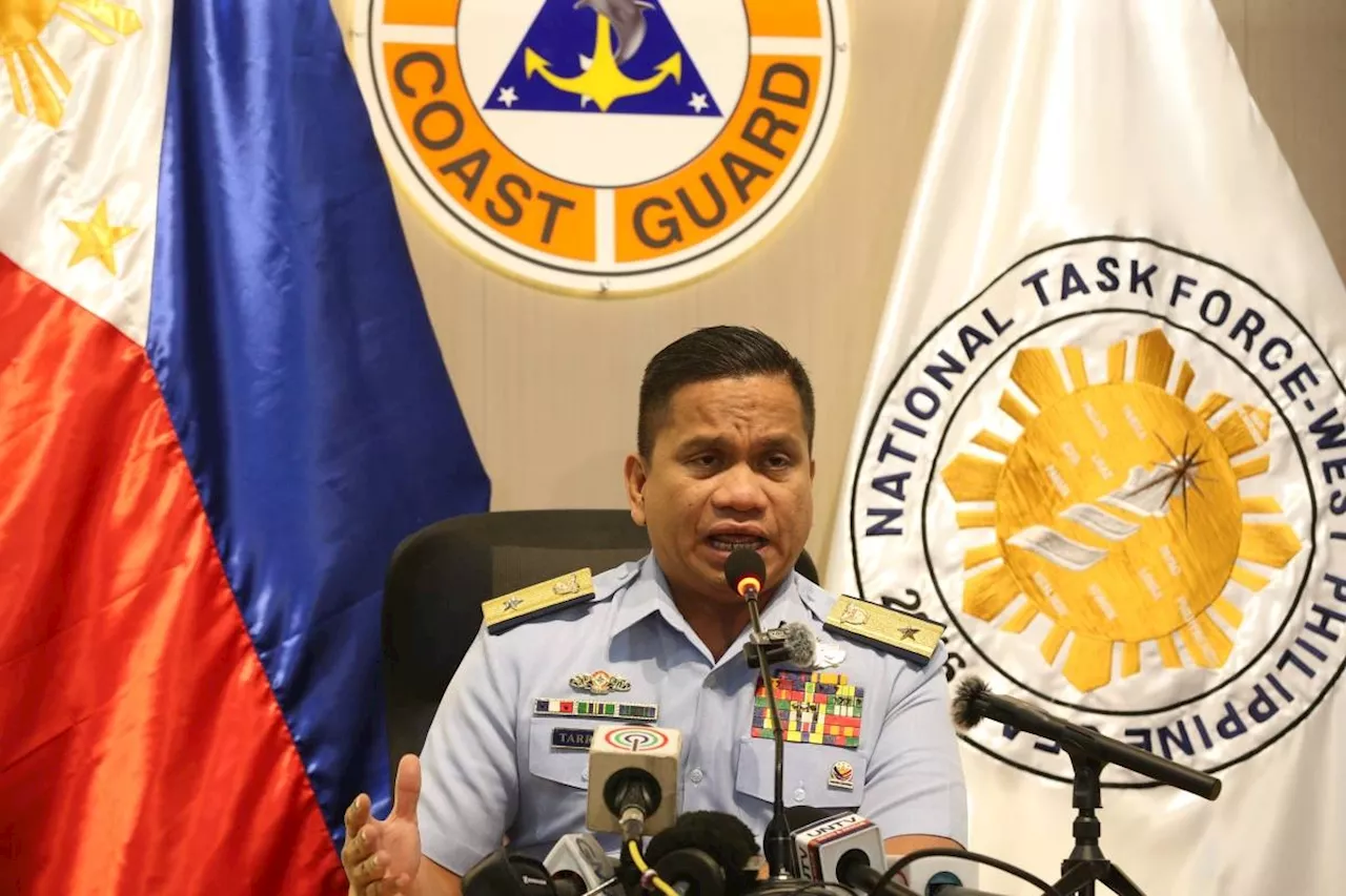 Philippine Coast Guard Monitors Chinese Coast Guard Ship in EEZ