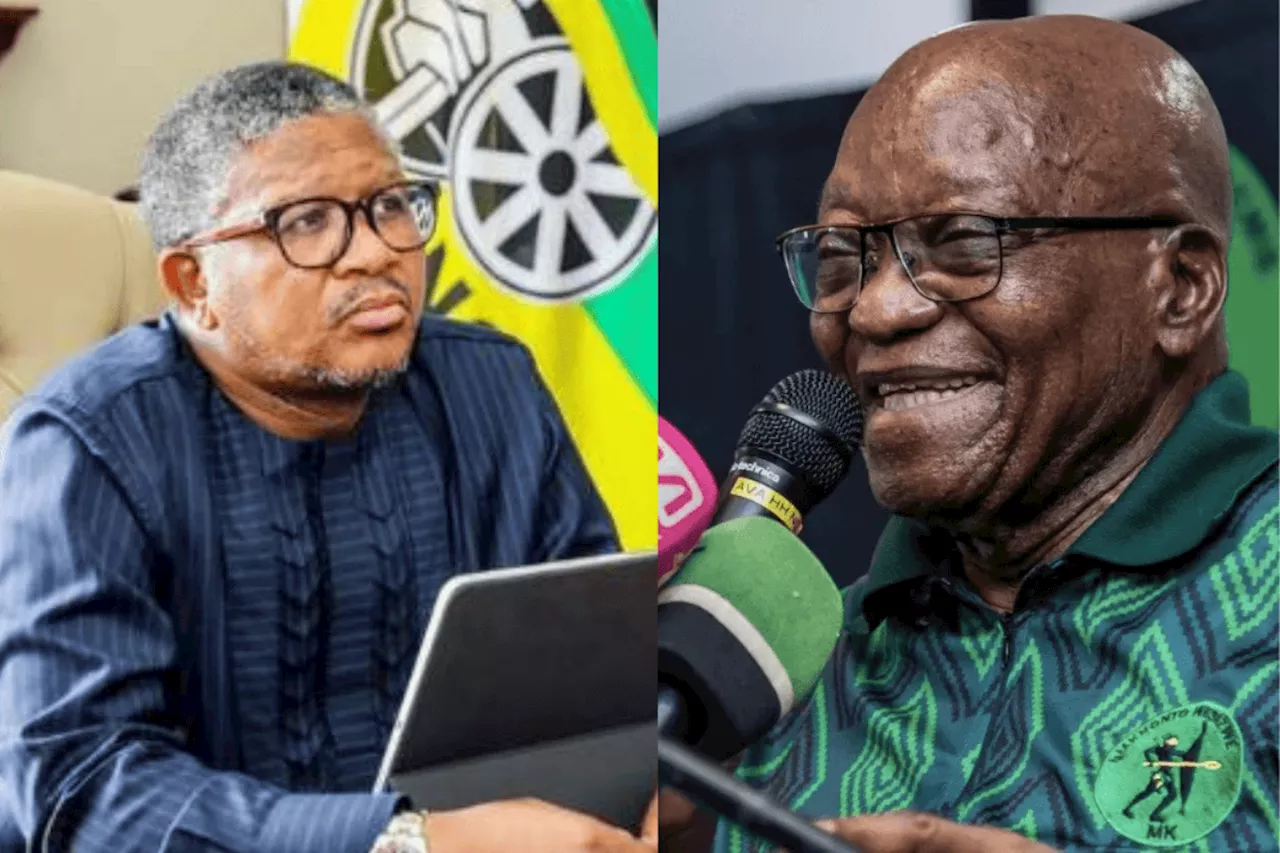 Mbalula Calls Zuma 'Liar' and 'Unreliable' in Heated Exchange