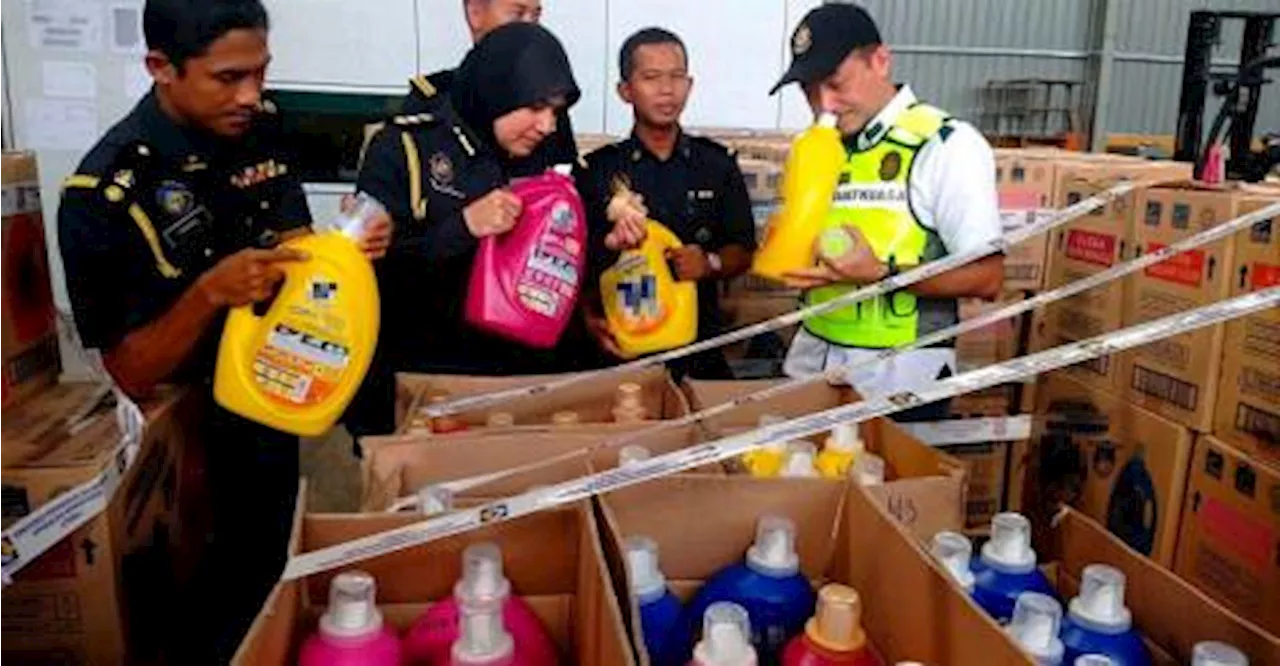 Kedah Authorities Seize 1,049 Bottles of Suspected Counterfeit Laundry Detergent