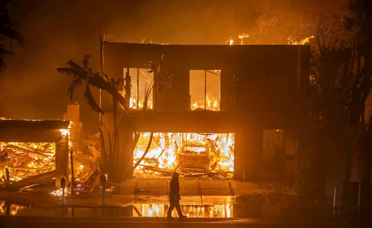 Thousands Flee as Wildfires Rage in Los Angeles Region