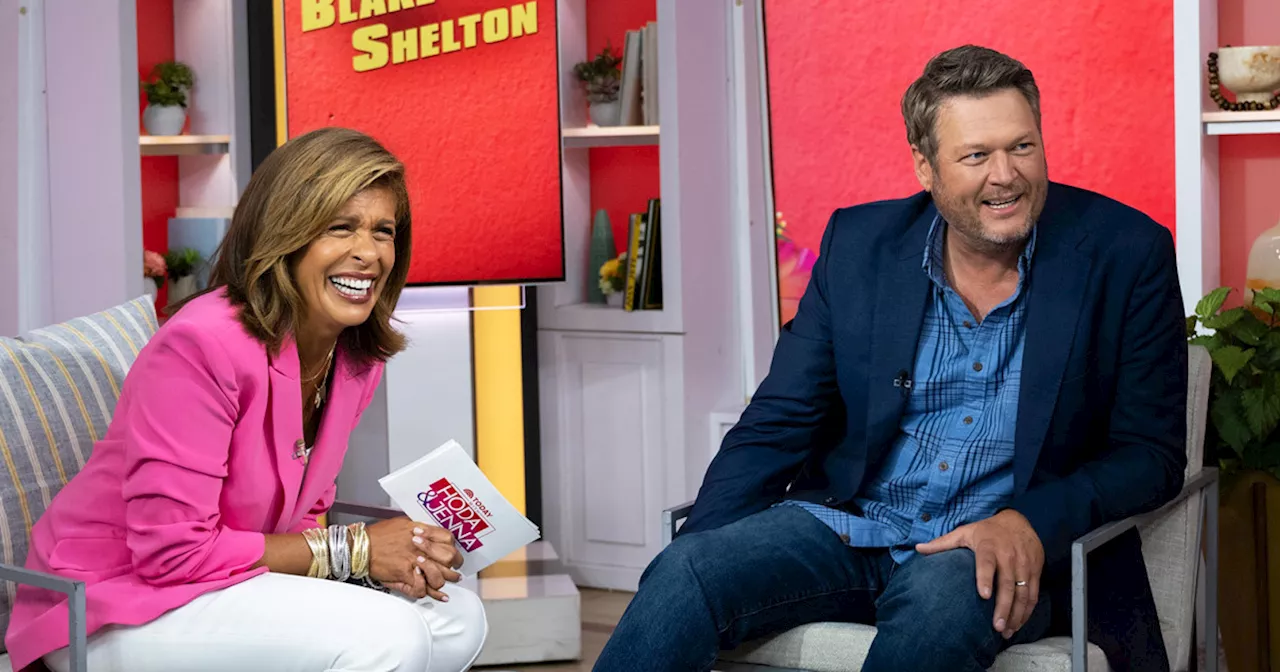 Blake Shelton Jokes About 'Running Away' From Hoda Kotb at Nashville Party