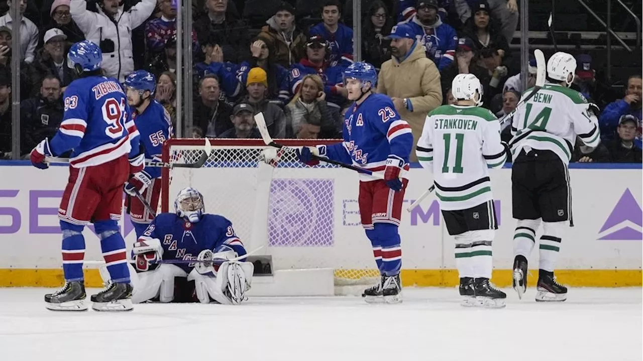 Dallas Stars Overcome Three-Goal Deficit to Beat Rangers