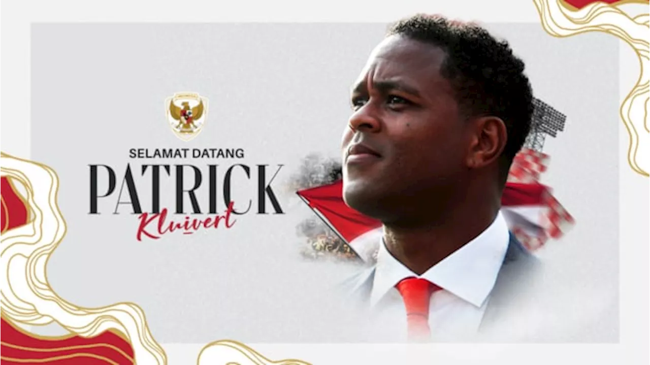 Patrick Kluivert Resmi Jadi Pelatih Timnas Indonesia