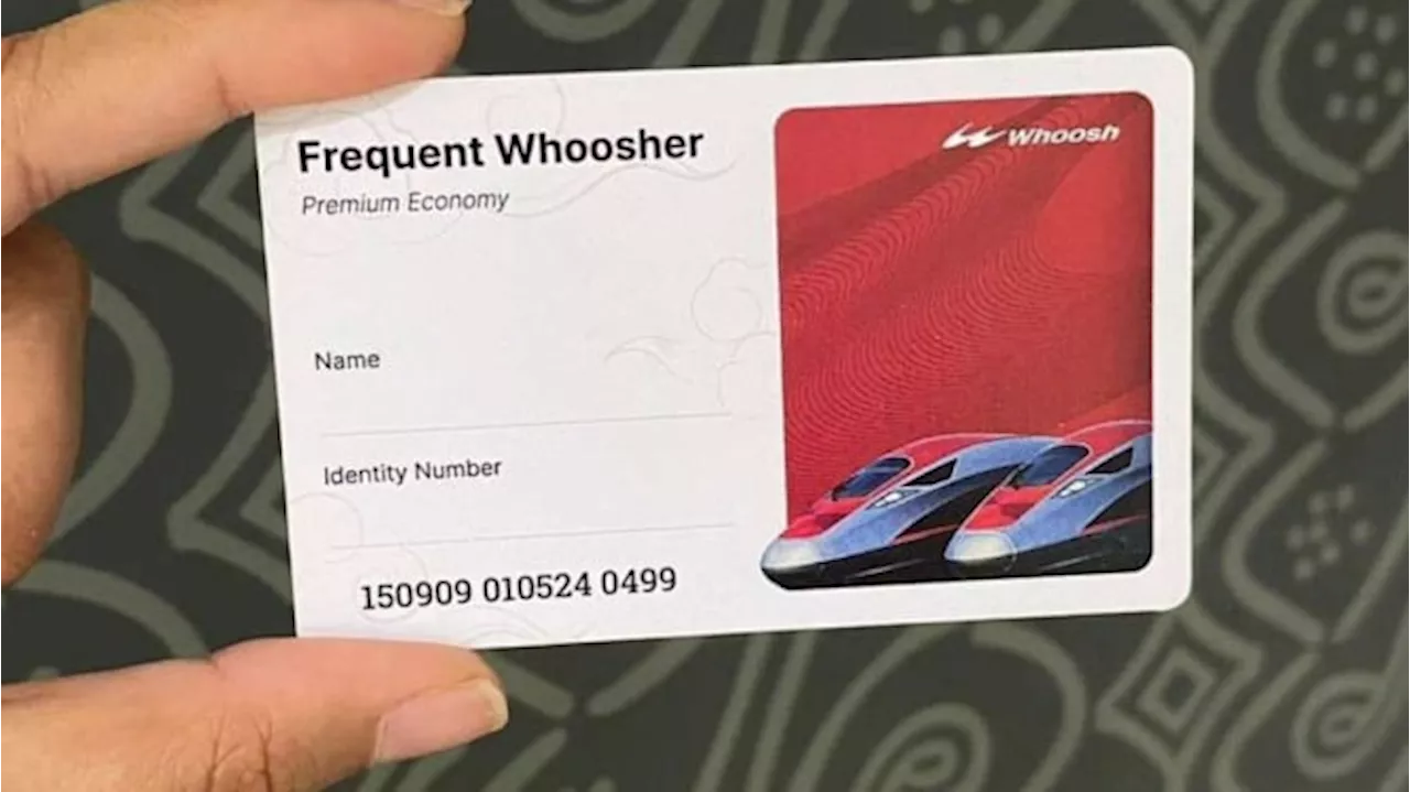 Whoosh Luncurkan Frequent Whoosher Card, Nikmati 10 Perjalanan Premium Economy Hanya Rp 1.750.000