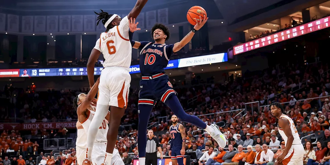 Auburn Sets School Record for Wins, Holds Off Texas Rally